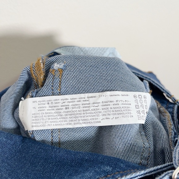 ZARA | GIRL'S FLARE INDIGO OVERALLS sz 7/8. Super cute! - Picture 12 of 14